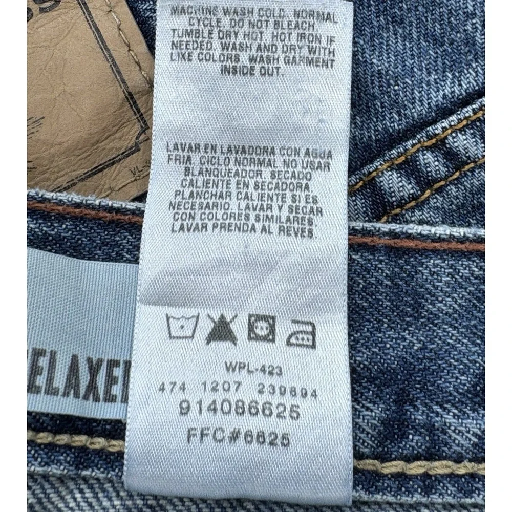 Vintage Levi's Signature Jeans Men's 36x34 Blue Relaxed Loose Rancher Baggy Y2K‎
